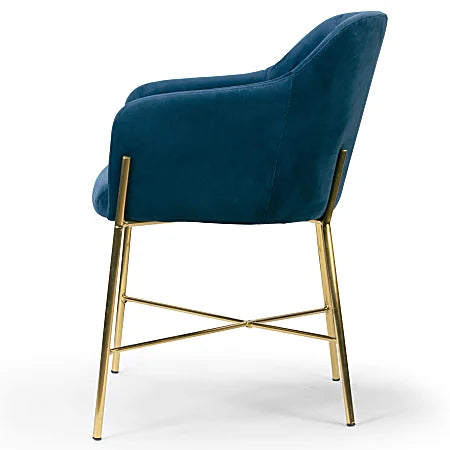 Glamour Home Ana Dining Chairs, Blue, 1 Chair