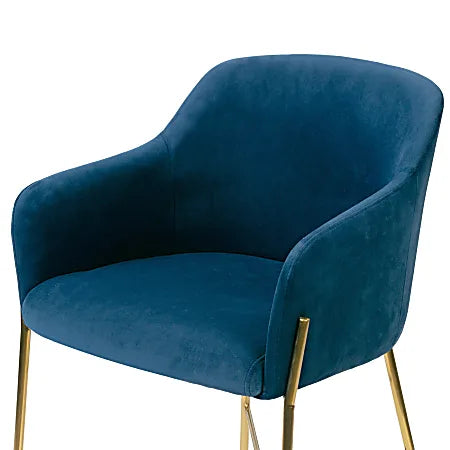 Glamour Home Ana Dining Chairs, Blue, 1 Chair