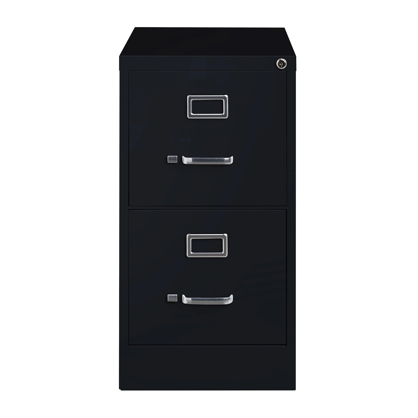 WorkPro® 26-1/2"D Vertical 2-Drawer Letter-Size File Cabinet, Black